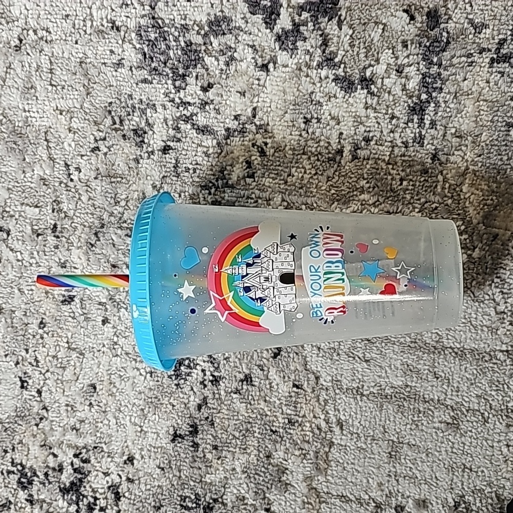 Nwt Disneyland Be your own rainbow cup
